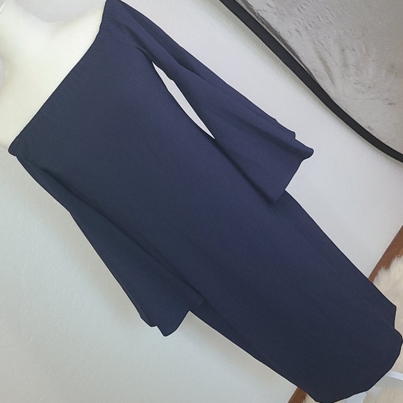 NWT Wayf navy dress with bell sleeves small - Picture 8 of 9